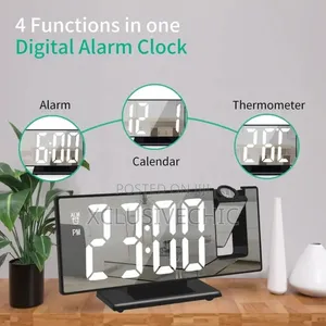 LED Mirror Clock
