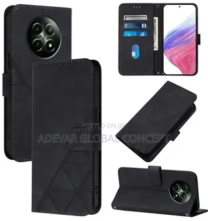 Geometric Leather Flip Wallet Case for Xiaomi 14 Pro 5G Phone Pouch