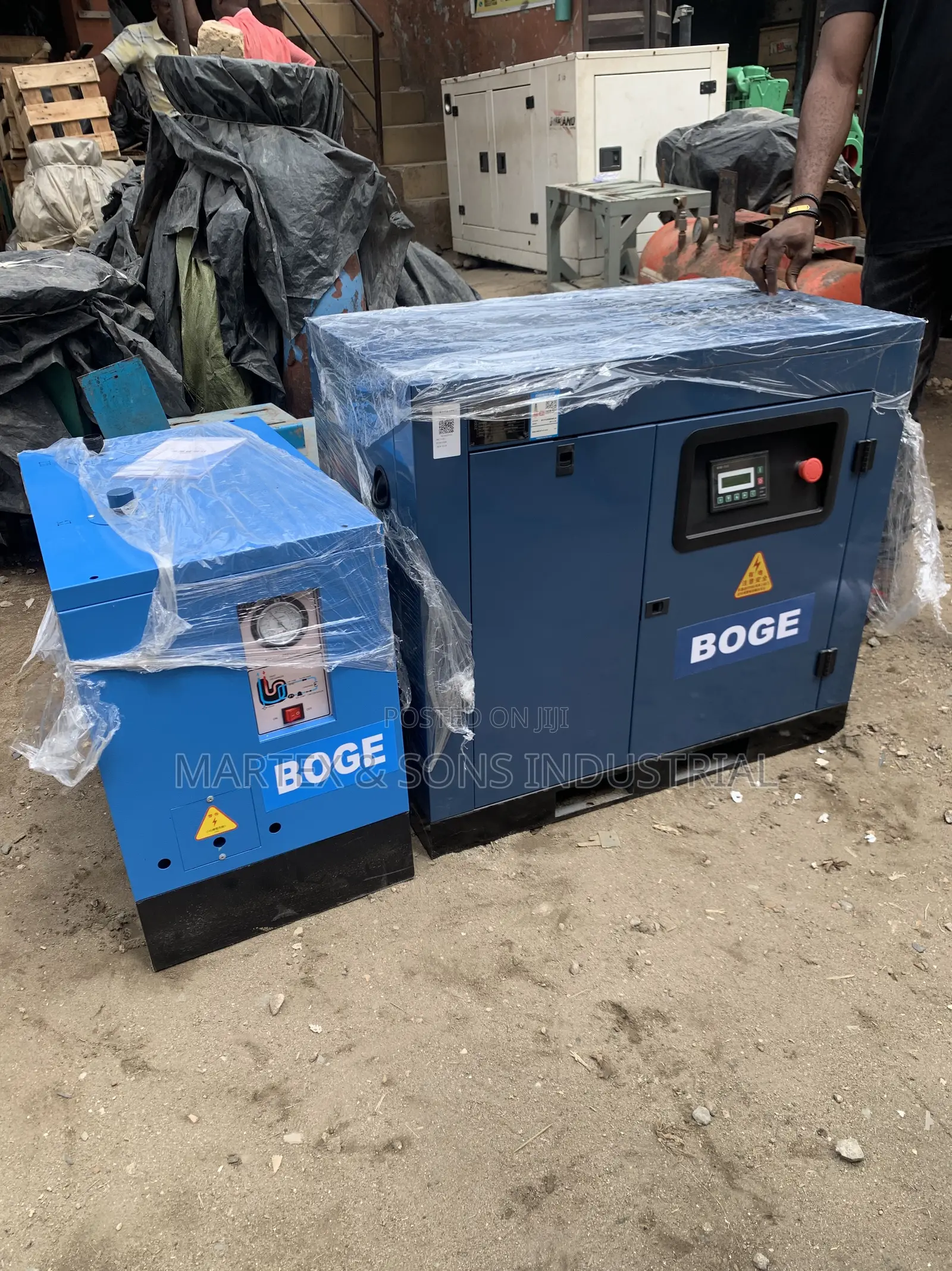 10hp Screw Air Compressor & Industrial Air Dryer