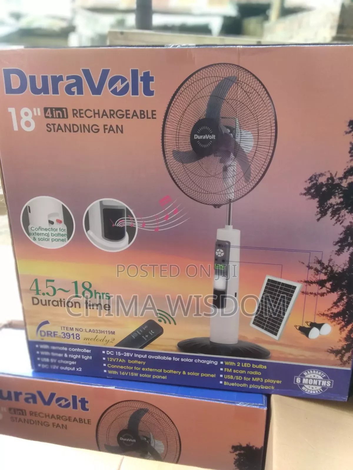 Rechargeable Fan