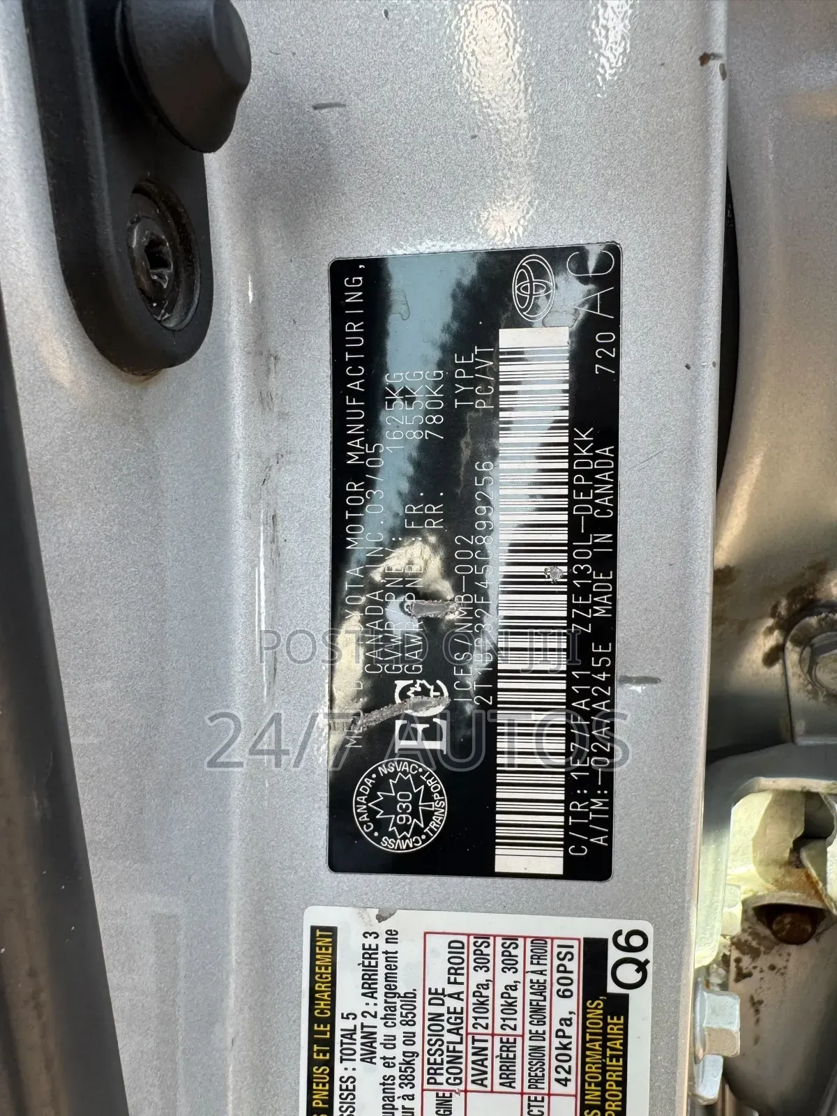 Toyota Corolla 2005 Silver