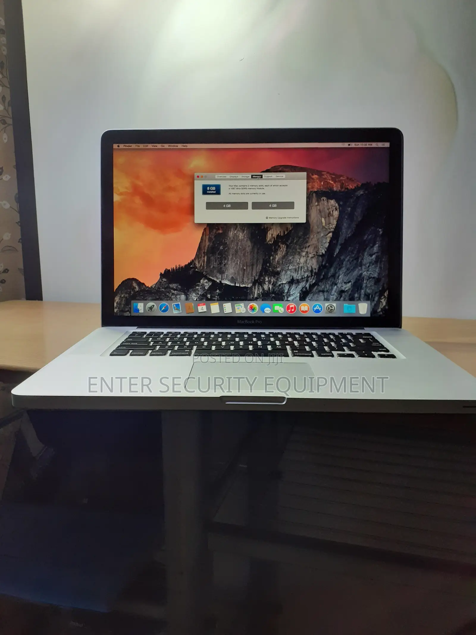 Laptop Apple MacBook Pro 2010 8GB Intel Core 2 Duo HDD 256GB
