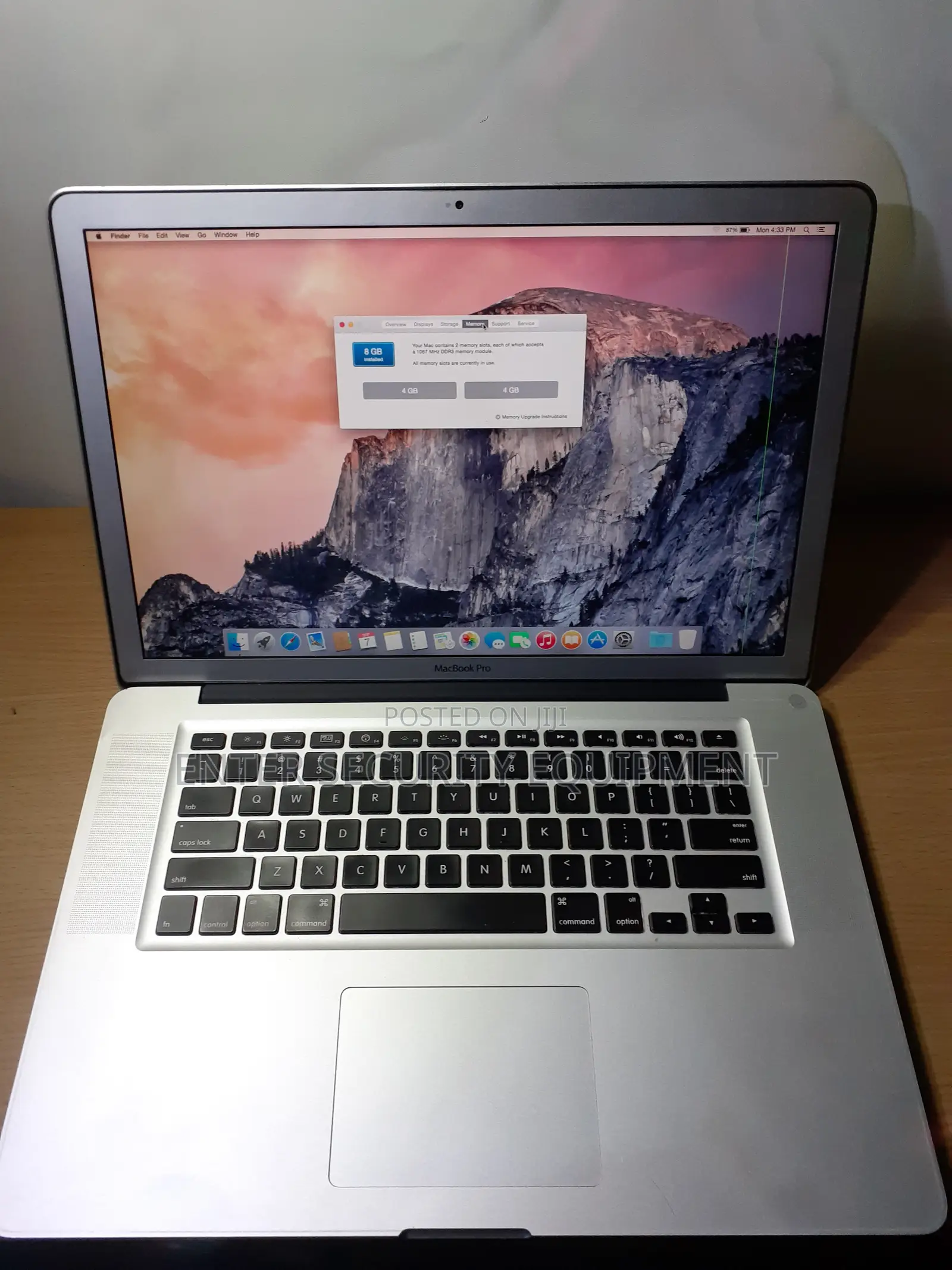 Laptop Apple MacBook Pro 2010 8GB Intel Core i7 HDD 750GB