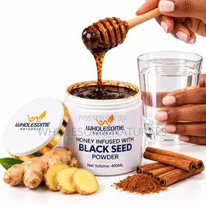 Honey Infused With Black Seed Powder 400ml