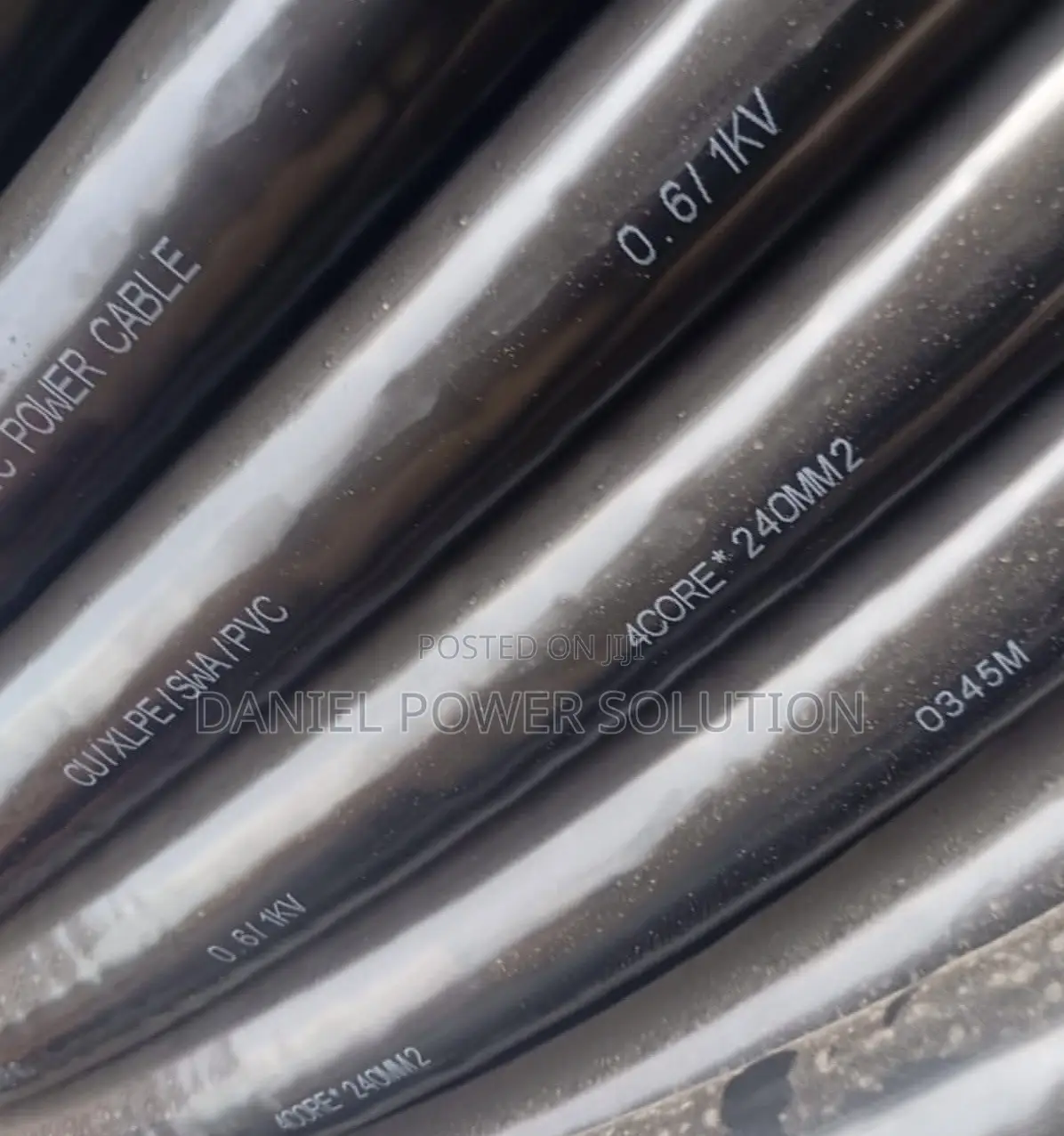 240mm2 × 4 Core BICC Armoured Cable