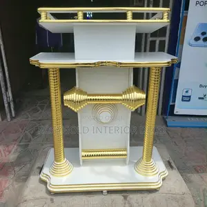 Golden Wooden Pulpit