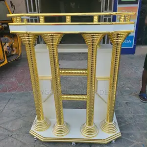 Golden and Wooden Pulpit