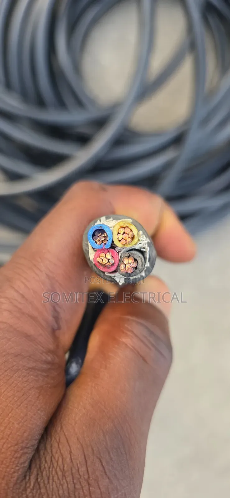 10mmx4core PVC PVC Nigerchin Cable