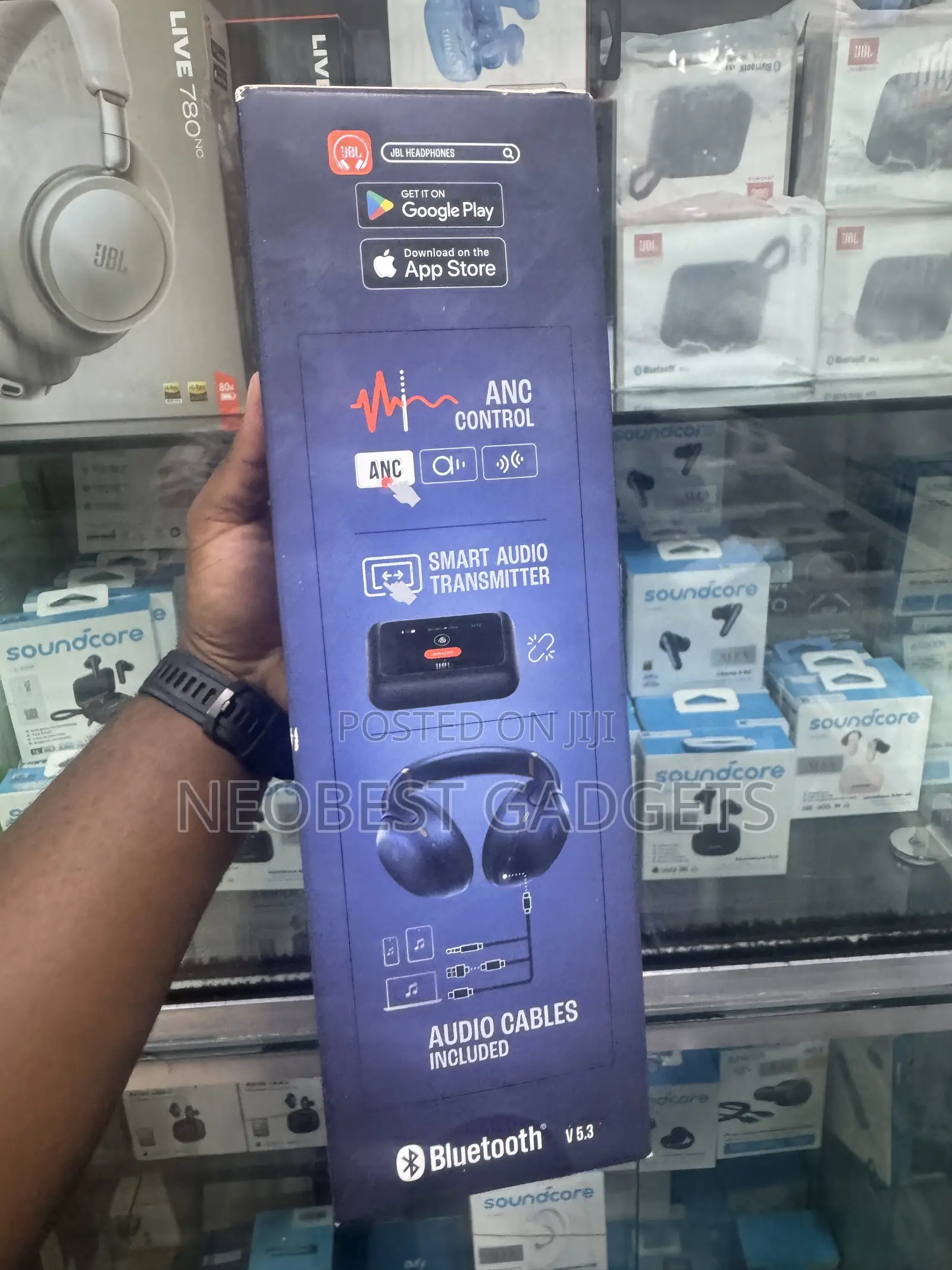 Blue JBL Tour One M3 Headphones