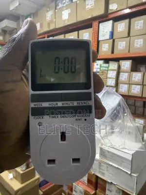 24-Hour Digital Programmable Timer Socket Outlet (13A Heavy Duty)
