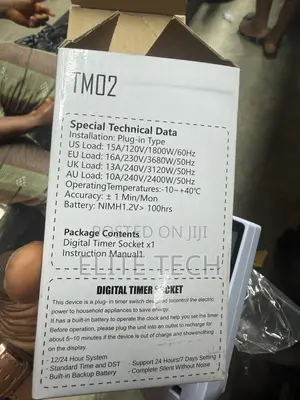 24-Hour Digital Programmable Timer Socket Outlet (13A Heavy Duty)