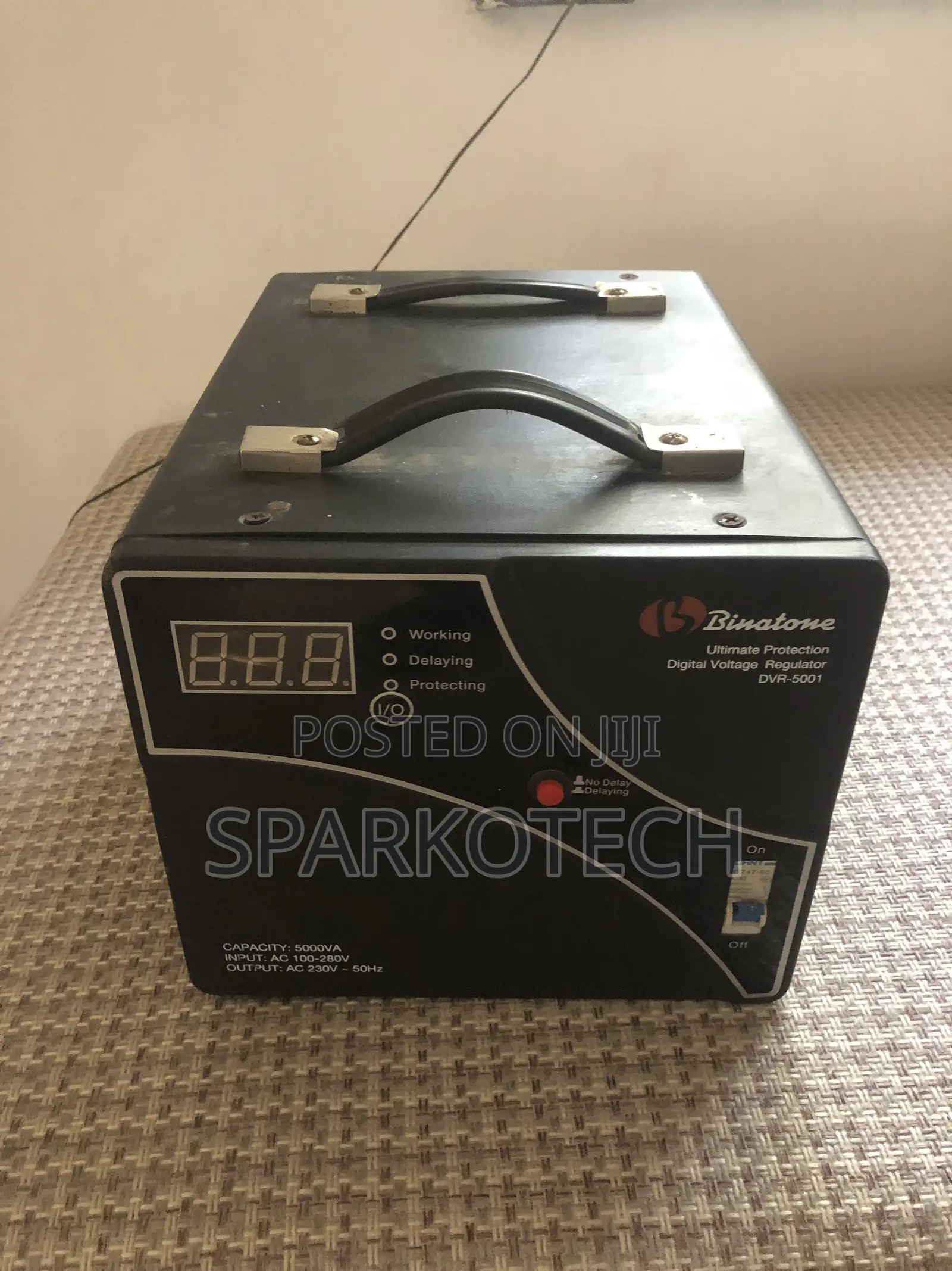 Binatone Ultimate Digital Voltage Regulator Stabilizer 5000VA / 5KVA.