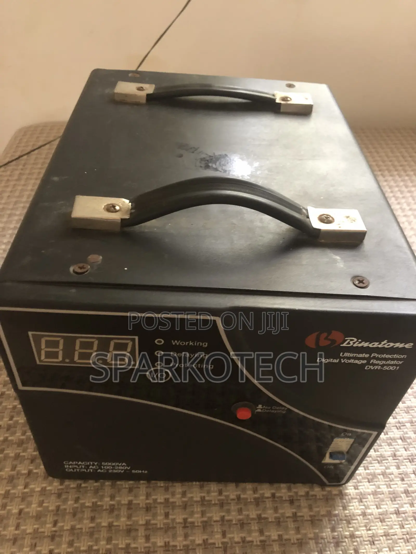 Binatone Ultimate Digital Voltage Regulator Stabilizer 5000VA / 5KVA.