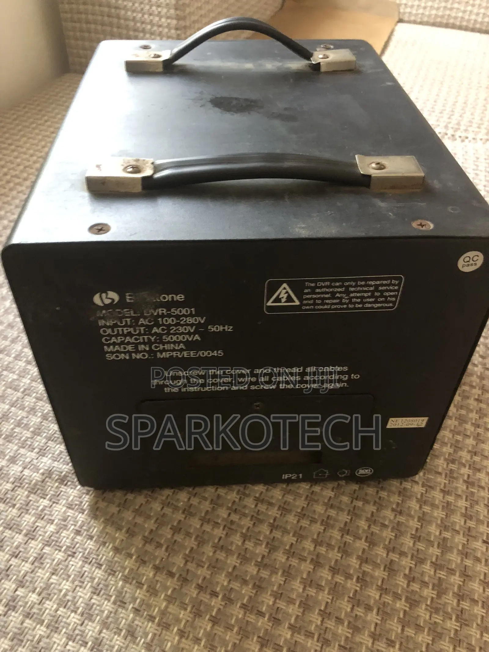 Binatone Ultimate Digital Voltage Regulator Stabilizer 5000VA / 5KVA.