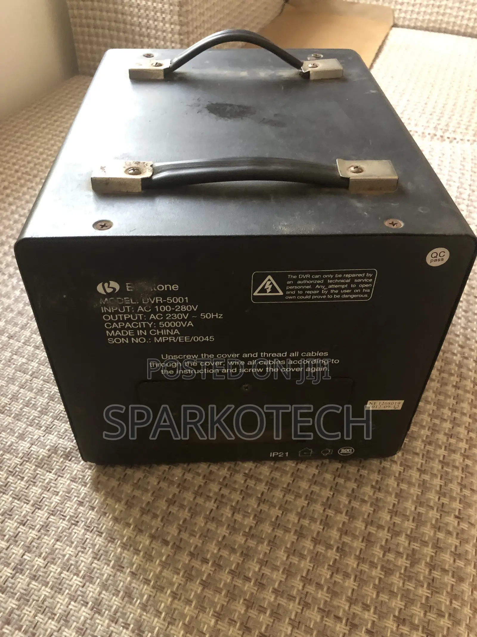 Binatone Ultimate Digital Voltage Regulator Stabilizer 5000VA / 5KVA.