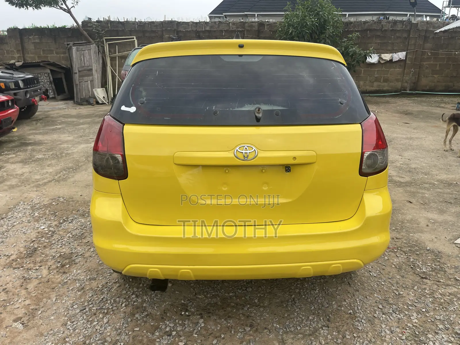 Toyota Matrix 2004 Yellow