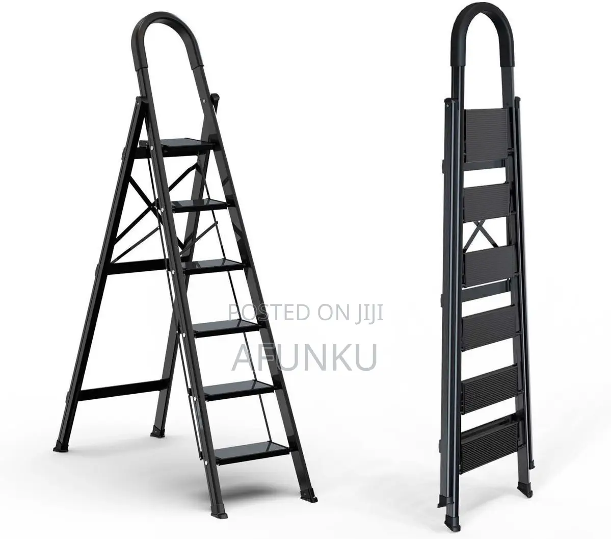 Foldable Ladder With Tool Tray