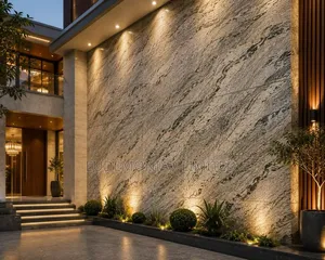 Marble Covering for Boundary Walls
