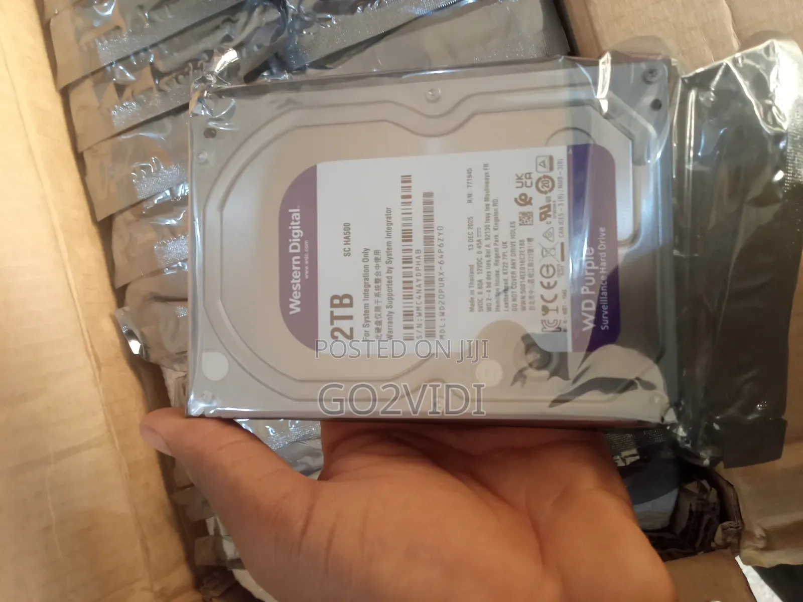 Wd Purple 2TB Surveillance HDD