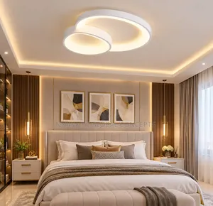 Ceiling Light Lustre Home Decor Bedroom Lamp Nordic Modern Remote