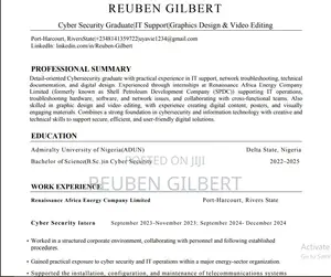 Video Editor and Graphics Designer