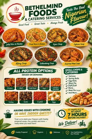 Food and Nigerian Soup Delivery Services