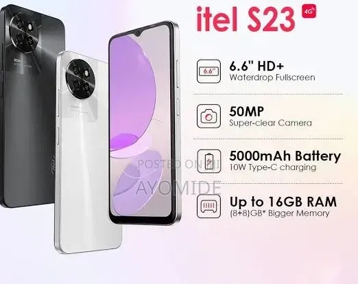 Itel S23 128 GB White
