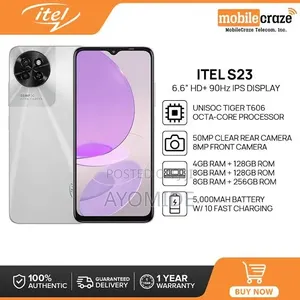 Itel S23 128 GB White