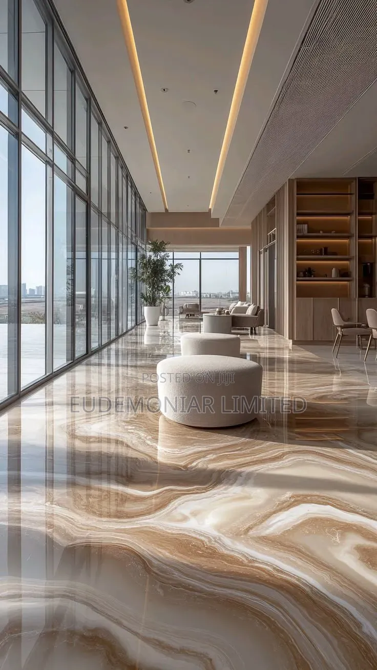 Executive Lounge Marble Finishing