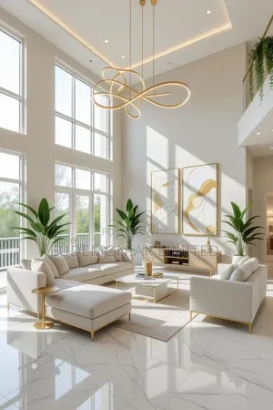Sophisticated Corporate Waiting Space