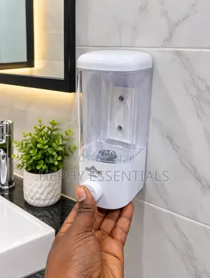 Commercial Wall-Mounted Manual Soap Dispenser.