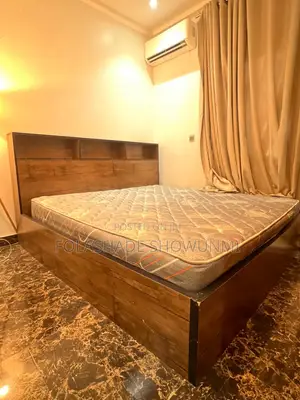 Lovely 6 by 7 Bedframe and Mattress in Aco Estate, Lugbe