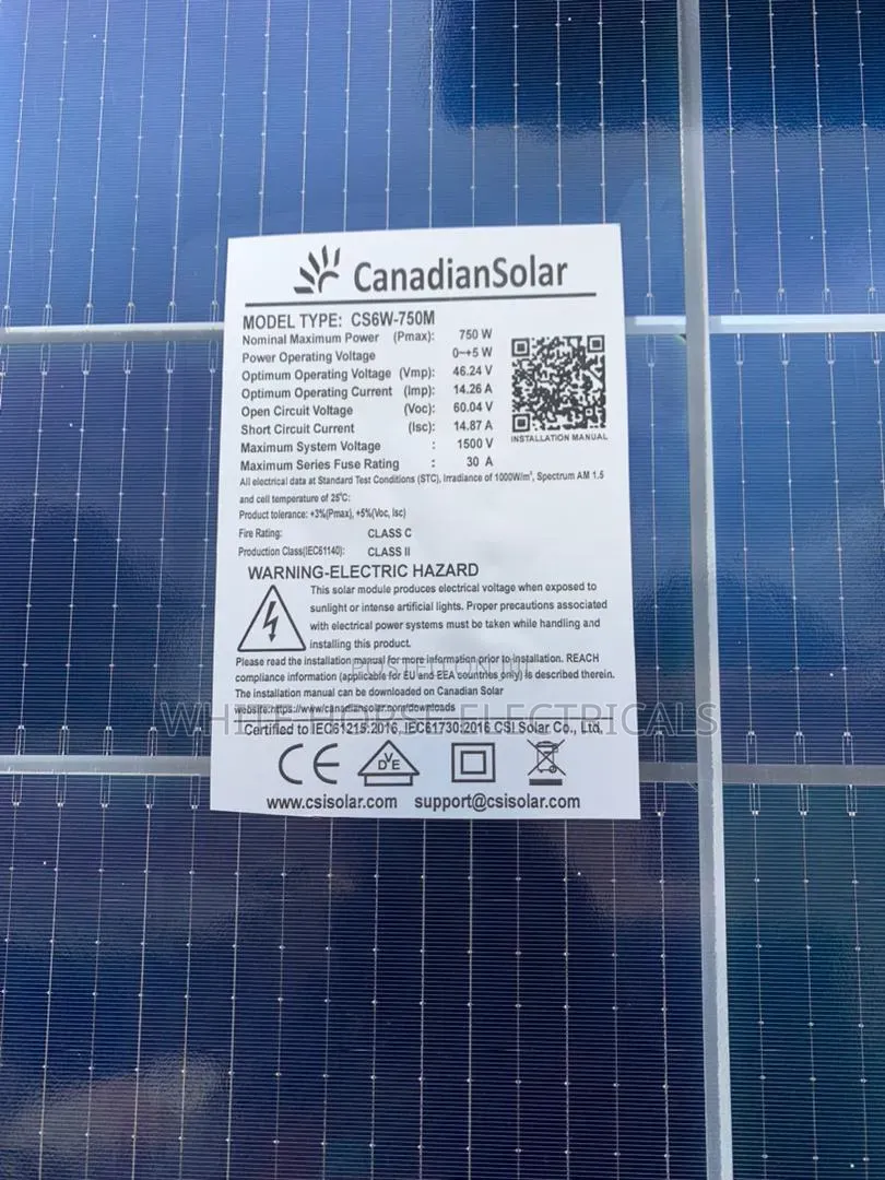 750watts Canadian Solar Panel
