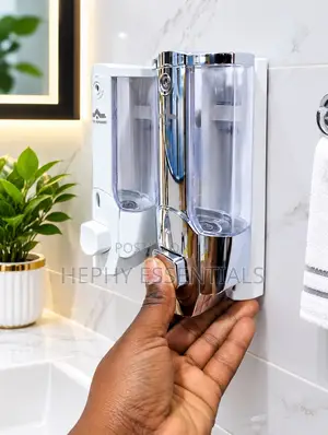 Wall-Mounted Soap Dispenser for Home and Business.