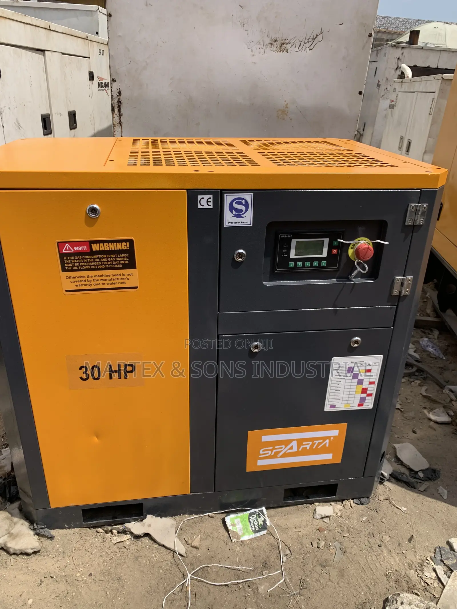 22kw Screw Air Compressor 10bar