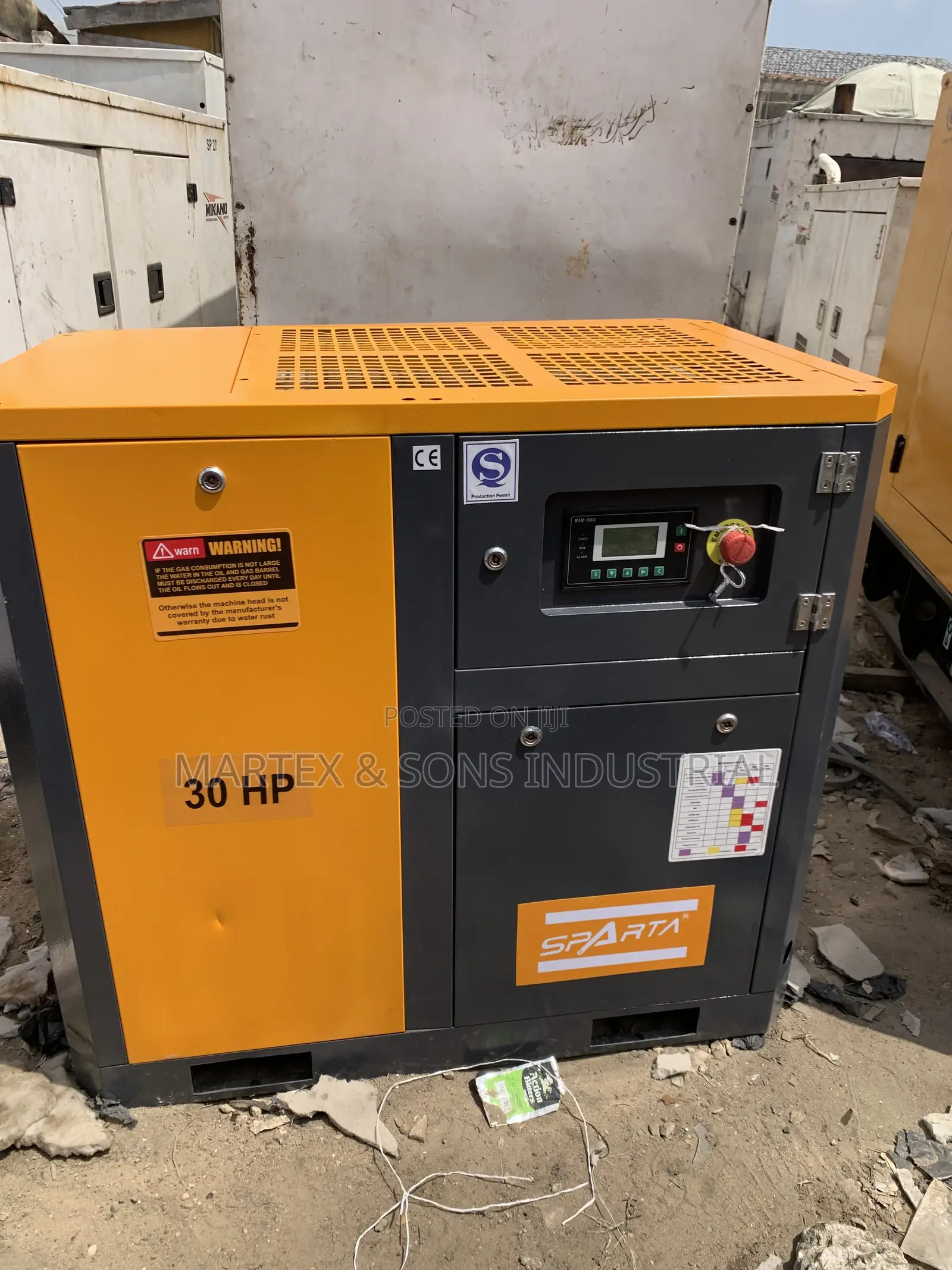22kw Screw Air Compressor 10bar