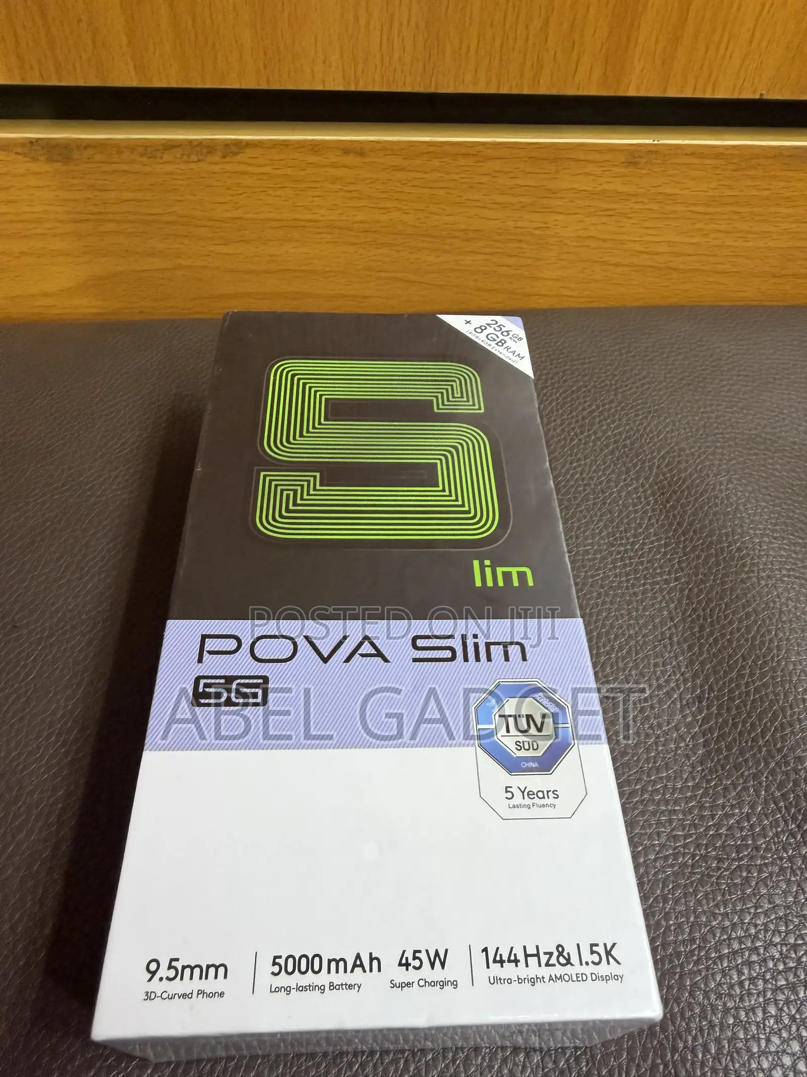 New Tecno Pova Slim 5G 256 GB Black