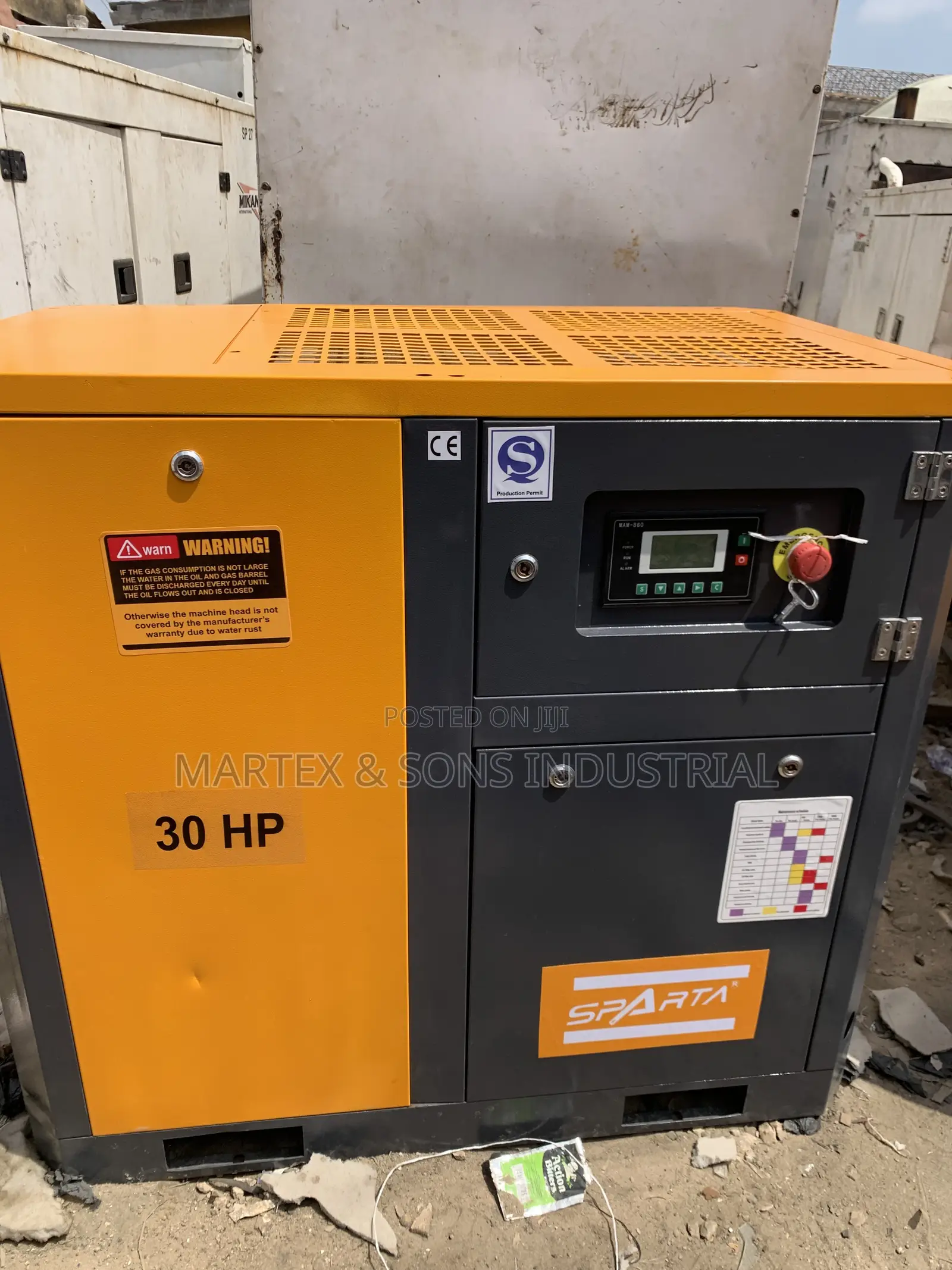 22kw Screw Air Compressor 10bar