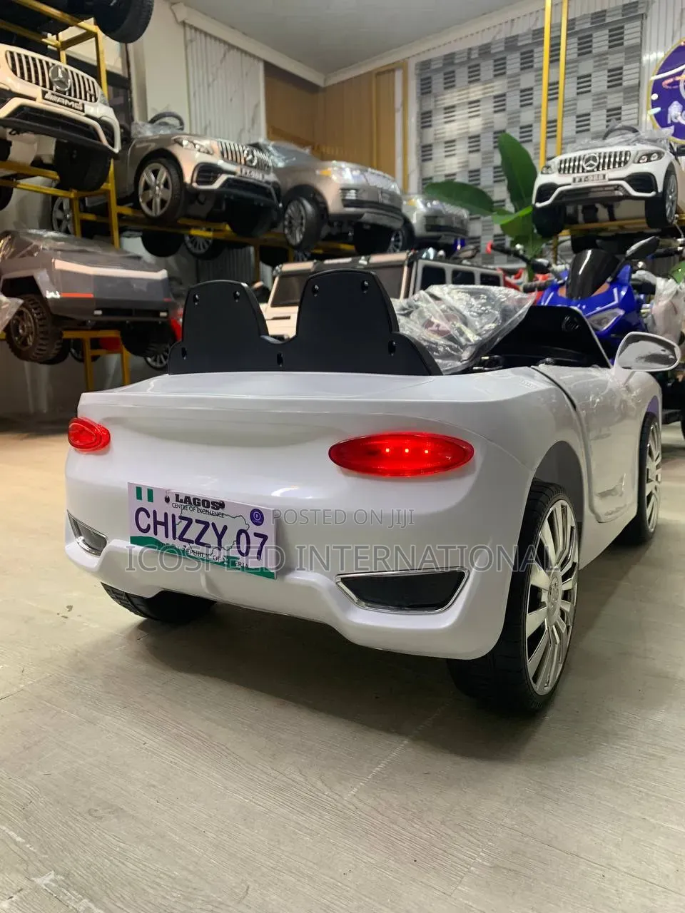 White Rolls Royce Electric Children Car With Bluetooth and Remote