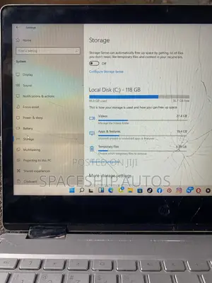 Laptop HP 128GB HDD+SSD 128GB