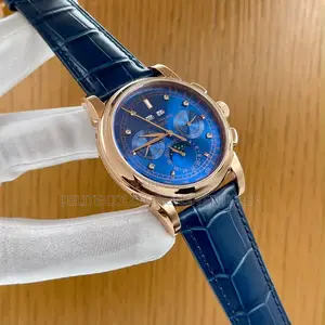 Patek Philip Automatic Leather Strap Watch