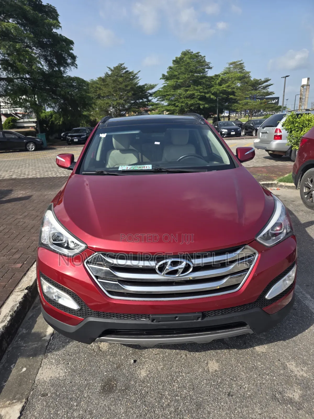 Hyundai Santa Fe 2015 Red