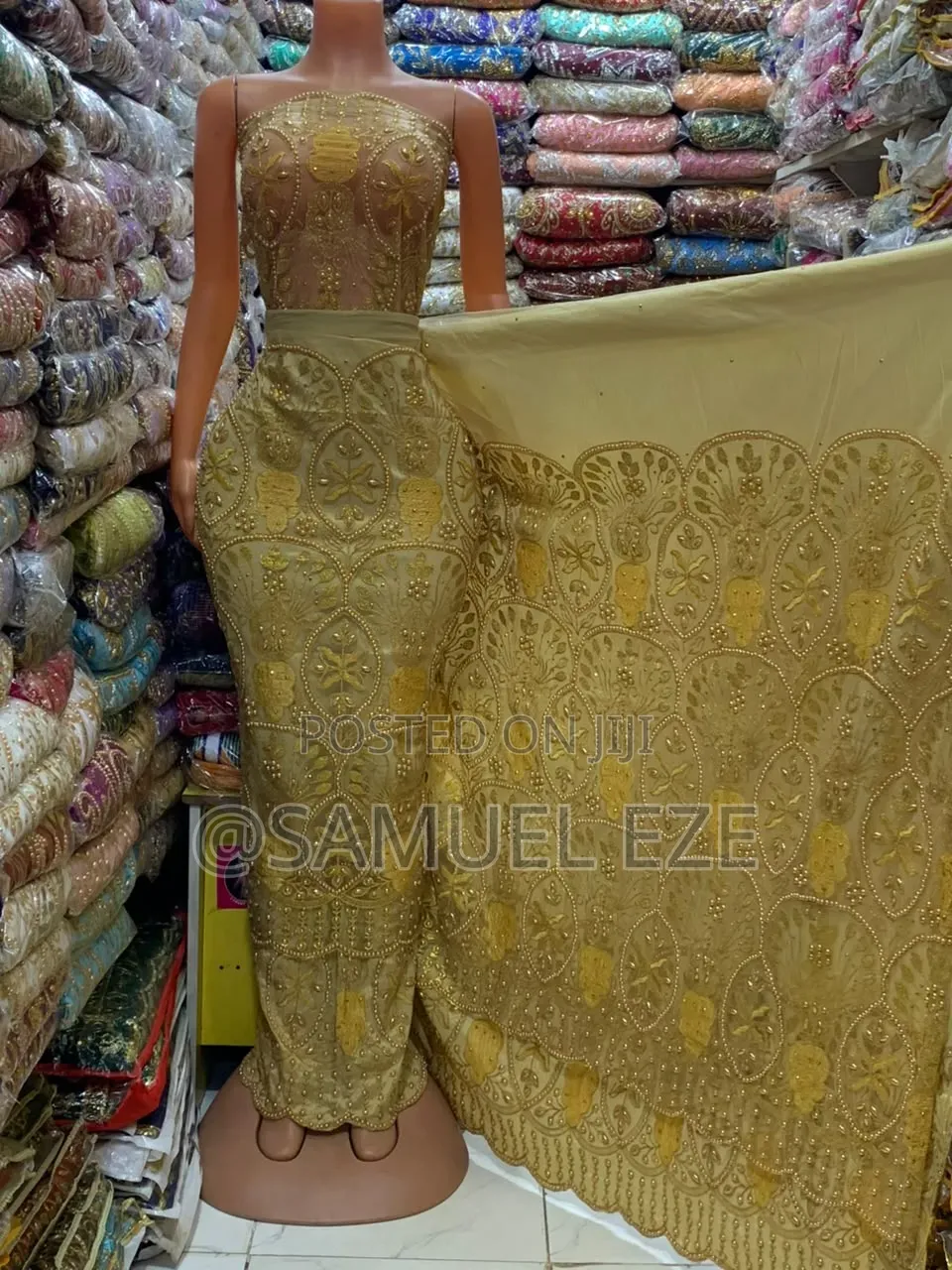 Net on Rawsilk Indian George