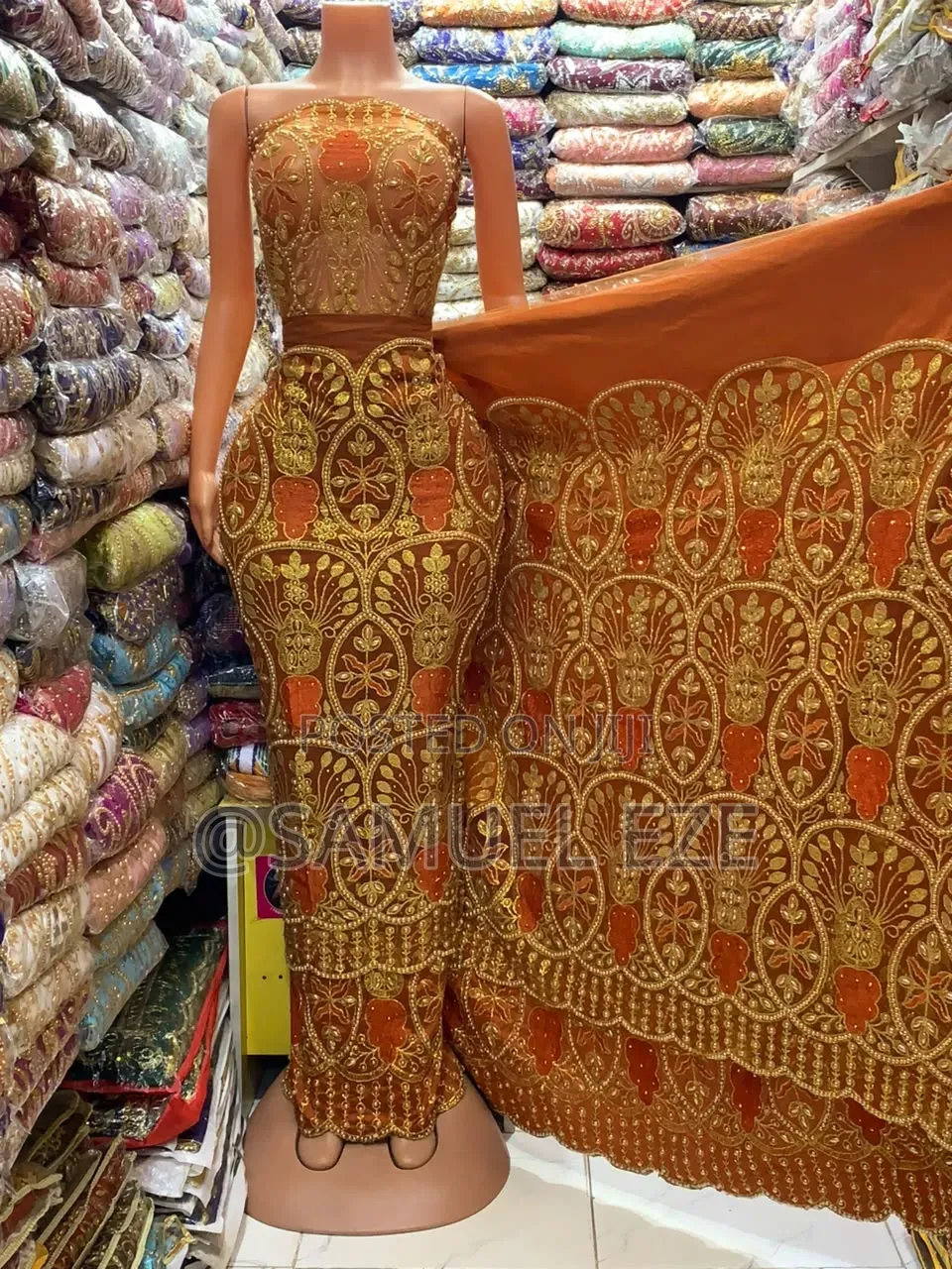 Net on Rawsilk Indian George