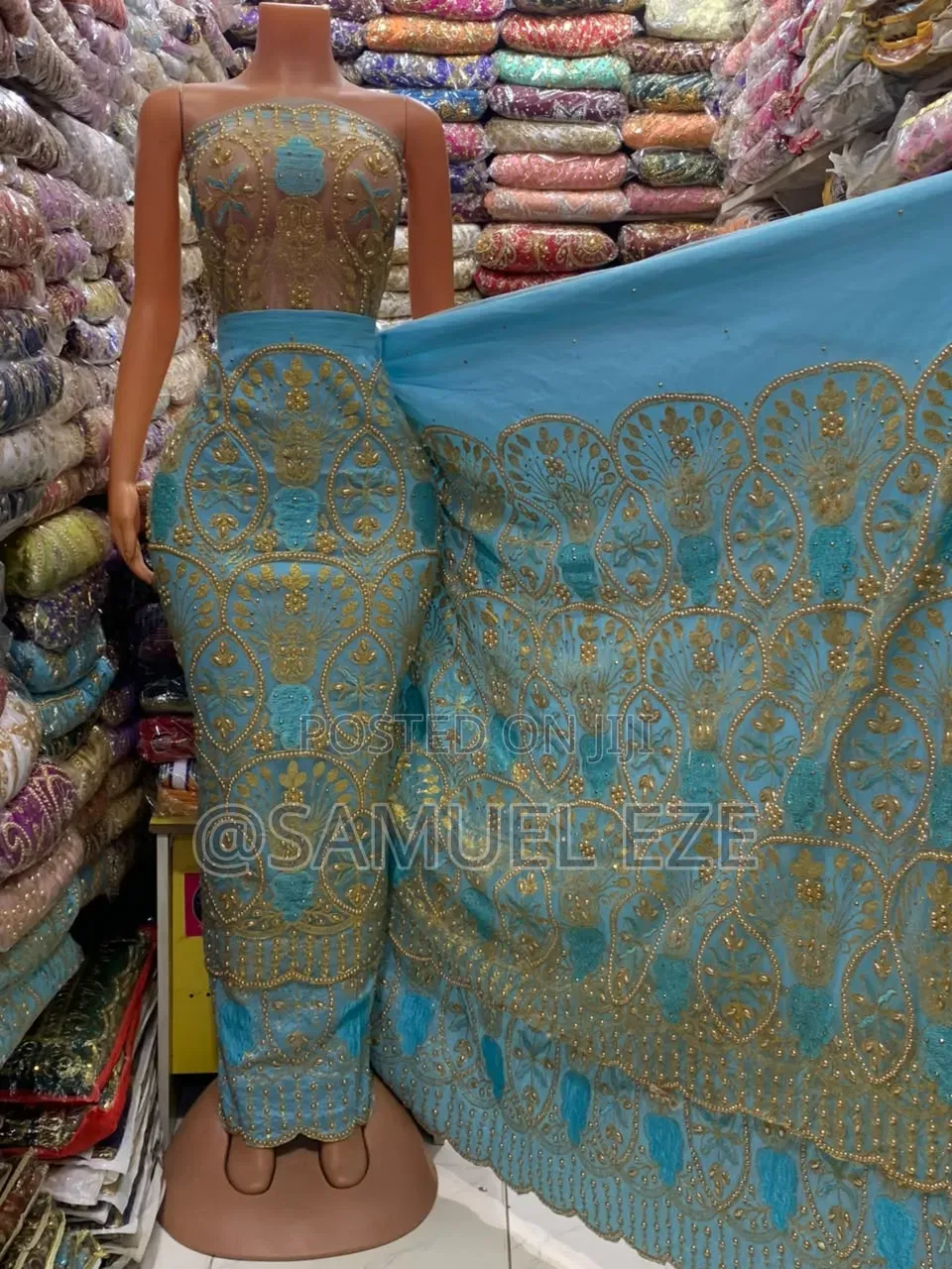 Net on Rawsilk Indian George