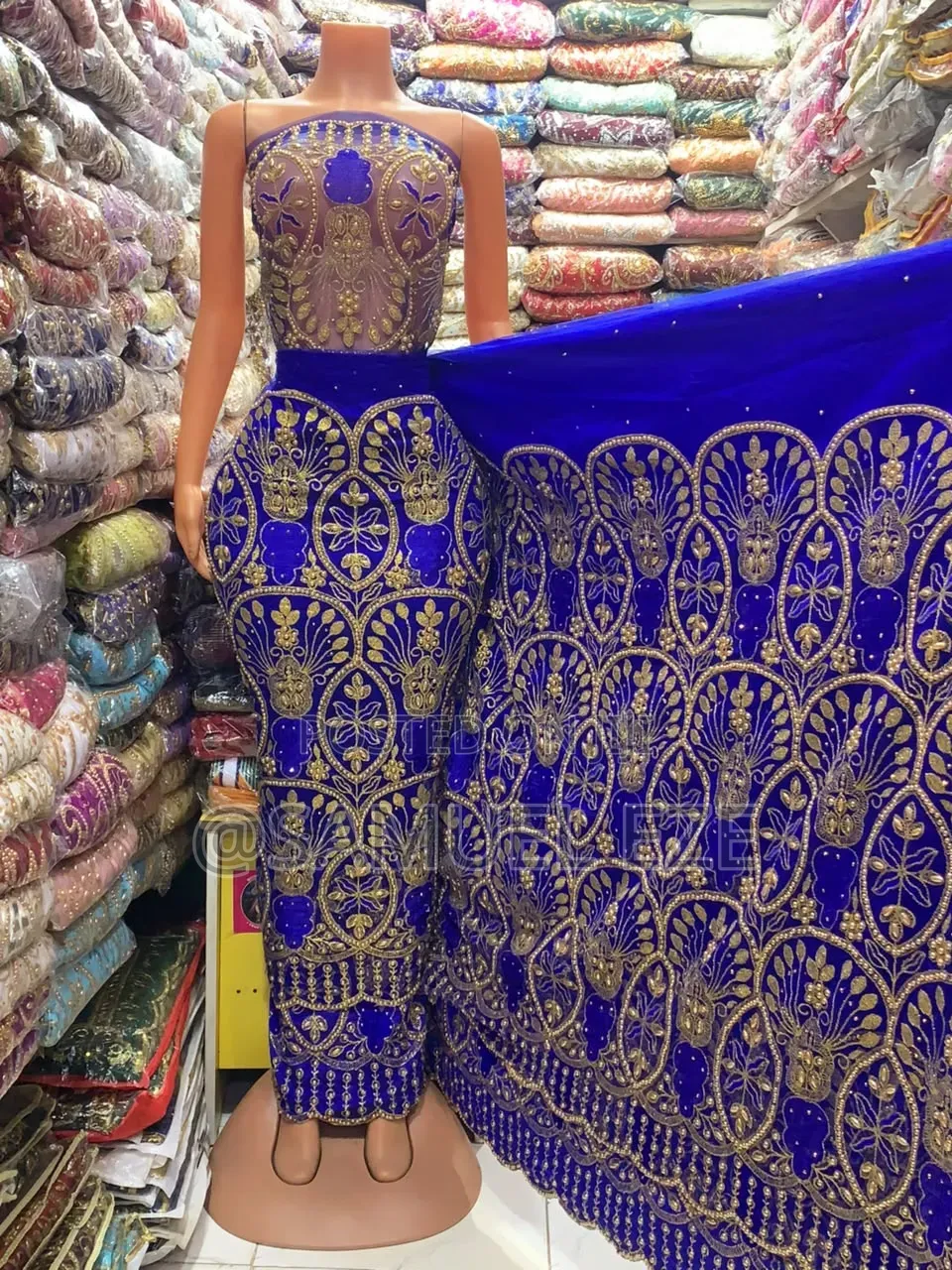 Net on Rawsilk Indian George