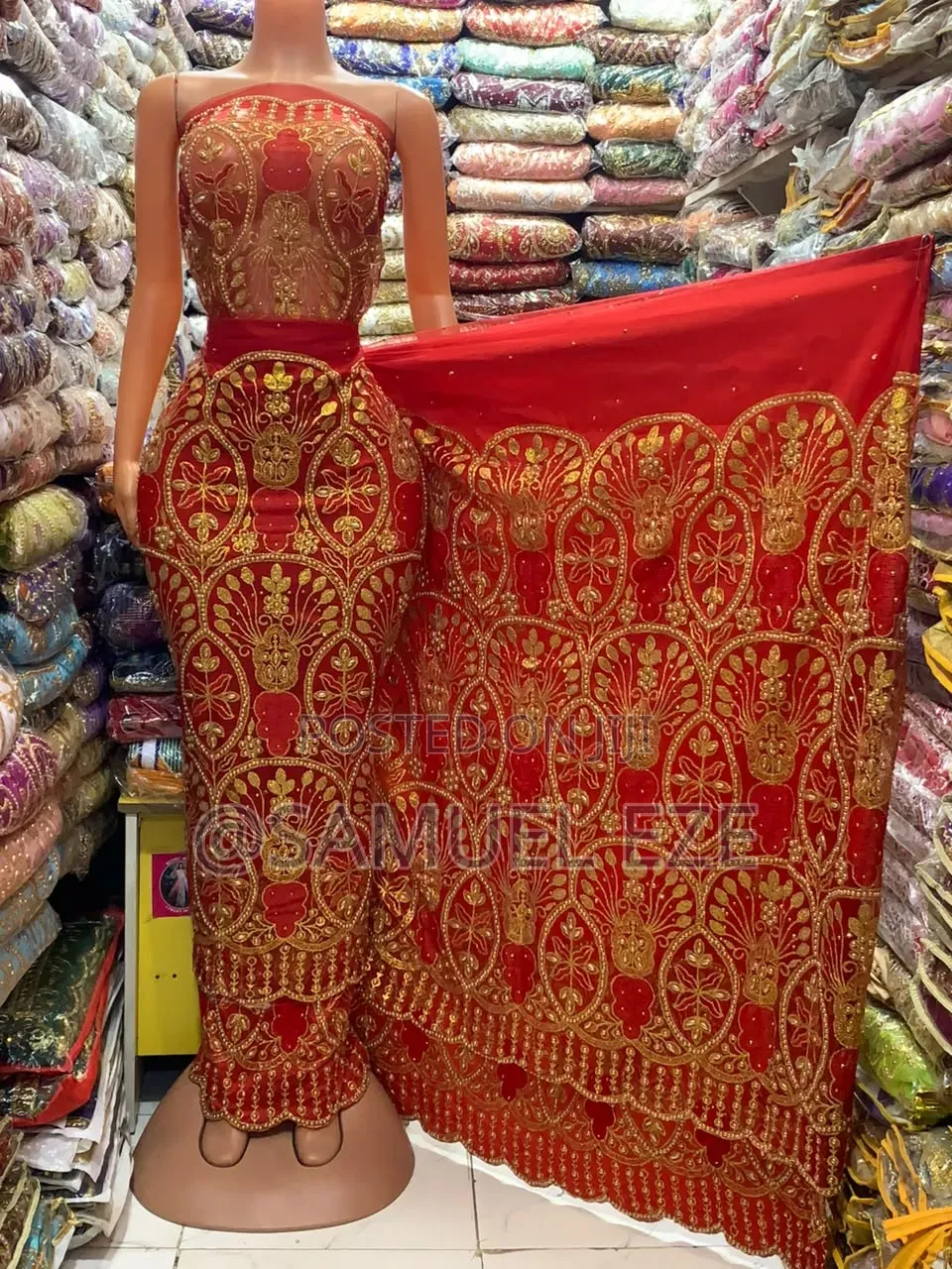 Net on Rawsilk Indian George