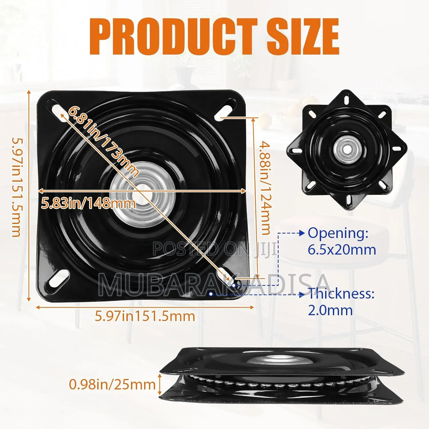 Swivel Plate” or “Turntable Bearing