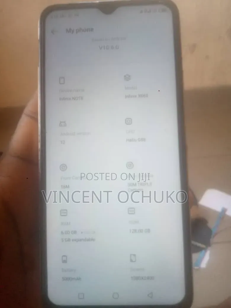Infinix Note 12 128 GB Gold
