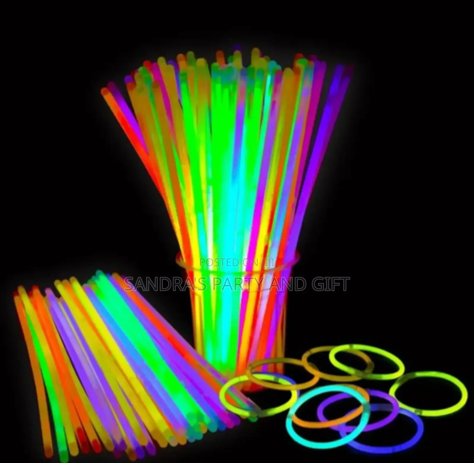 Colourful Glow Sticks and Bracelets